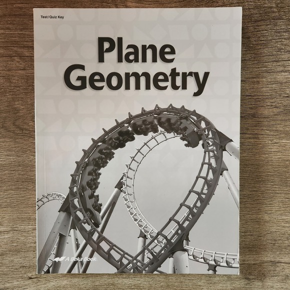 A Beka Book Other - Abeka Plane Geometry Test and Quiz Key Teacher Answer Guide High School Math